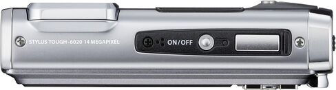 كاميرا رقمية Olympus Stylus Tough 6020 بدقة 14 ميجابكسل مع تكبير بزاوية عريضة 5x وشاشة LCD مقاس 2.7 بوصة (أسود) (متجددة) in Saudi Arabia