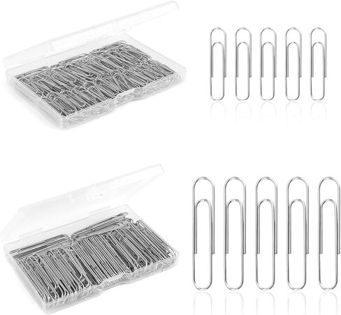 Paper Clips, Paper Clips Small, 200 Pcs 1.1 inch Silver Paper Clip, Clips Office Supplies, Office School Teacher Classroom College Supplies, Classroom Teacher Must Haves, Back to School Essentials in Saudi Arabia