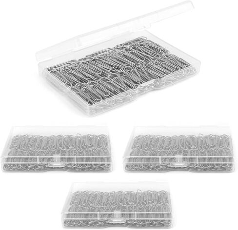 Paper Clips, Paper Clips Small, 200 Pcs 1.1 inch Silver Paper Clip, Clips Office Supplies, Office School Teacher Classroom College Supplies, Classroom Teacher Must Haves, Back to School Essentials in Saudi Arabia