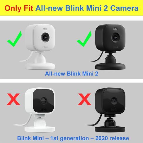 حافظة LEFXMOPHY لكاميرا Blink Mini 2 (2024) غطاء سيليكون أسود مقاوم للماء - شيطان in Saudi Arabia