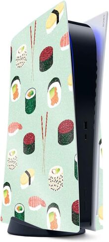 MightySkins Glossy Glitter Gaming Skin for PS5 / Playstation 5 - Rainbow Pineapples | Durable High-Gloss Glitter Finish | Easy to Apply and Change Style | Made in The USA in Saudi Arabia