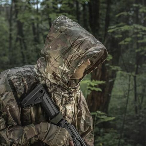M-Tac Tactical Rain Poncho - Army Military Poncho Shelter - Waterproof Ripstop Camping Hiking Outdoor Hunting Rain Ponchos in Saudi Arabia