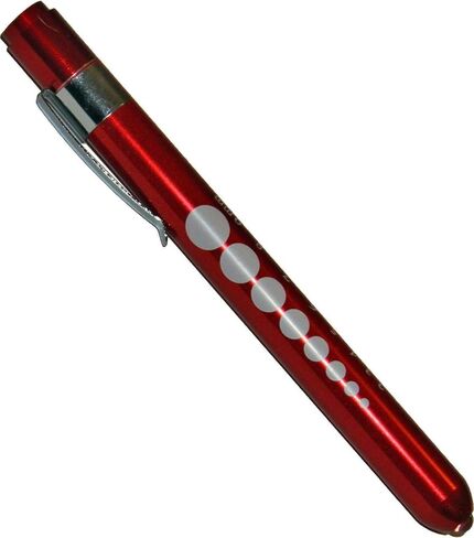 Medical Pen Lights for Nurses Doctors, Reusable LED Medical Penlight Flashlight with Pupil Gauge and Ruler, White Light, Choose Color (Gold) in Saudi Arabia