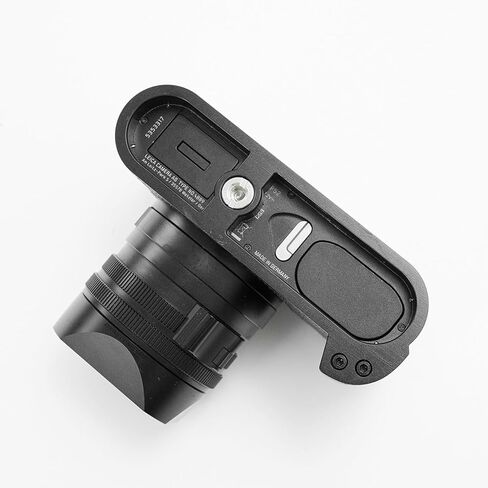 Camera Specialized Genuine Leather Half Case Suitable for Leica Q2 - Top Layer Cowhide Body + Metal Base Plate + Hand Shank 3-in-1 Design (Black) in Saudi Arabia