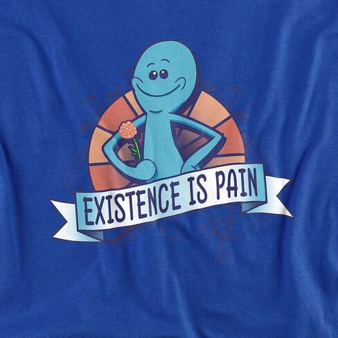 تي شيرت ريك ومورتي الوجود هو الألم للبالغين من الجنسين in Saudi Arabia