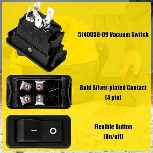 5140058-09 مفتاح طاقة فراغي يناسب مفاتيح تفريغ ديوالت DCV580 DCV581H DC500K DC500 DC500 DC500K DC020 DC020 in Kuwait