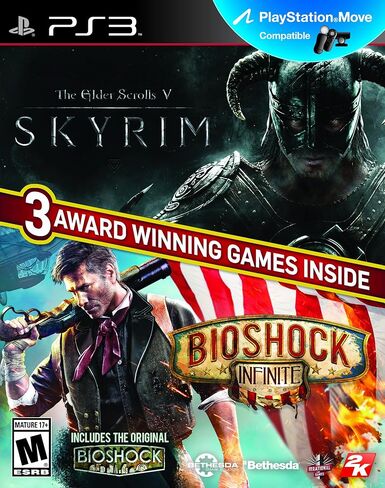 لعبة The Elder Scrolls: V:Skyrim & Bioshock Infinite Bundle - بلاي ستيشن 3 in Kuwait