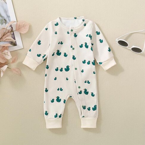 طفل الفتيان رومبير التمويه التطريز بطة ملابس طويلة الأكمام البلوز بذلة الوليد الخريف الزي in Kuwait