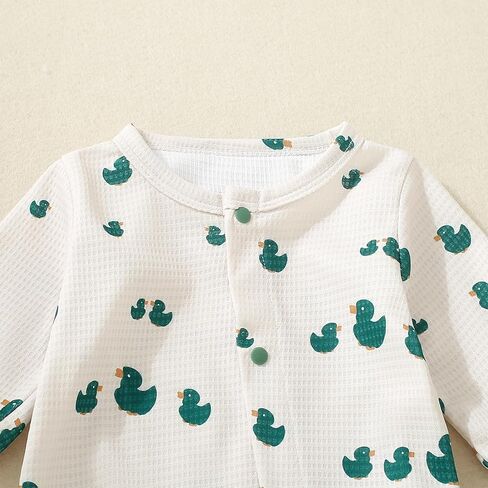 طفل الفتيان رومبير التمويه التطريز بطة ملابس طويلة الأكمام البلوز بذلة الوليد الخريف الزي in Kuwait