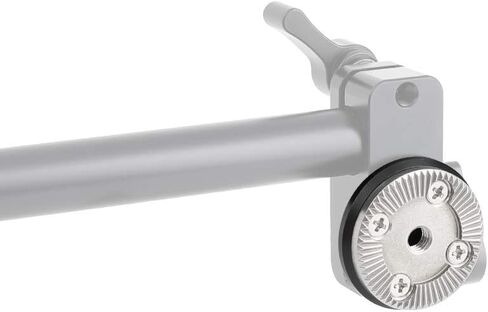 CAMVATE Standard M6 Rosette Mount Adapter with 15mm Micro Rod for Camera Accessories (2 Pieces) - 2535 in Saudi Arabia