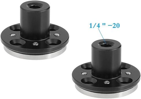 CAMVATE Standard M6 Rosette Mount Adapter with 15mm Micro Rod for Camera Accessories (2 Pieces) - 2535 in Saudi Arabia