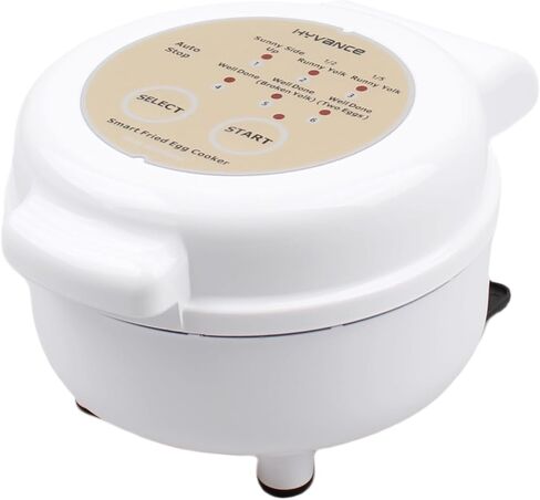 Smart Fried Egg Cooker, Low Heat Cooking, Make fried egg like Sunny side up, Over easy etc. It automatically stops with sound alert when done, Non stick coating, Patent applied in Saudi Arabia