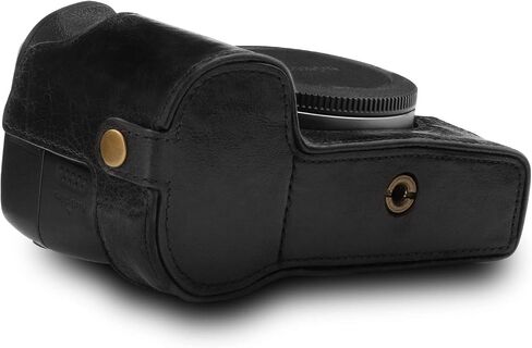 MegaGear MG1558 Ever Ready Genuine Leather Camera Half Case Compatible with Canon EOS Ra, R - Brown in Saudi Arabia