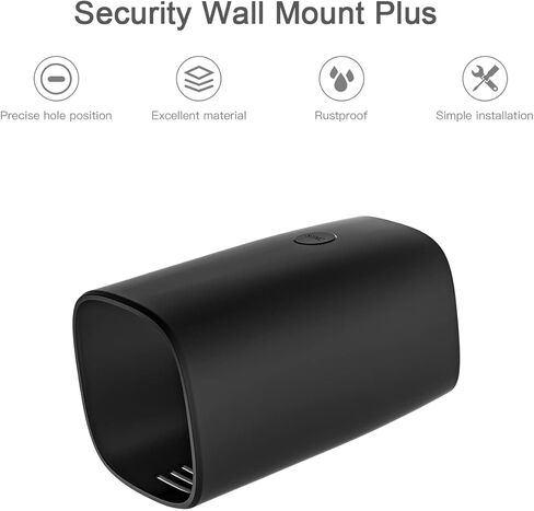 غطاء حماية مضاد للخدش من HOLACA مصنوع من السيليكون المقاوم للطقس لـ eufy Security SoloCam E20 E40 - حماية إضافية لكاميرا eufy E20 E40 (أسود، عبوتان) in Saudi Arabia