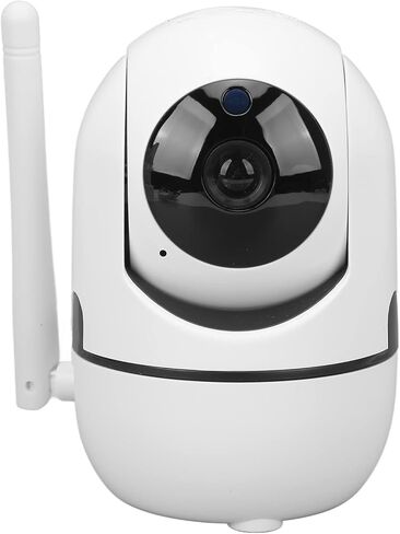 Ciciglow كاميرا أمان 360 درجة للمراقبة المنزلية، كاميرا ذكية معدنية بلاستيكية 720P مع ليلة بالأشعة تحت الحمراء، قابس أمريكي in Saudi Arabia