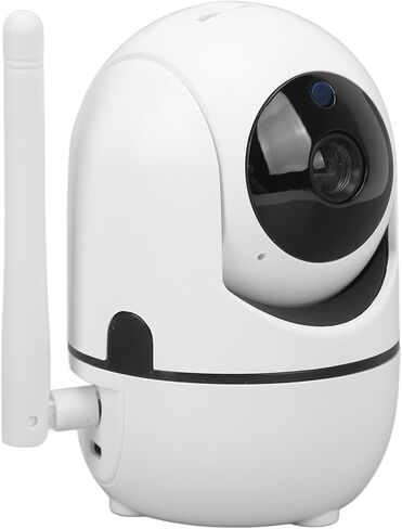 Ciciglow كاميرا أمان 360 درجة للمراقبة المنزلية، كاميرا ذكية معدنية بلاستيكية 720P مع ليلة بالأشعة تحت الحمراء، قابس أمريكي in Saudi Arabia