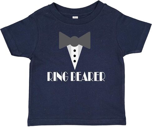 inktastic Ring Bearer Mock Tux Tuxedo Toddler T-Shirt in Kuwait