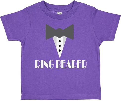 inktastic Ring Bearer Mock Tux Tuxedo Toddler T-Shirt in Kuwait