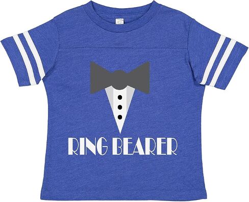 inktastic Ring Bearer Mock Tux Tuxedo Toddler T-Shirt in Kuwait