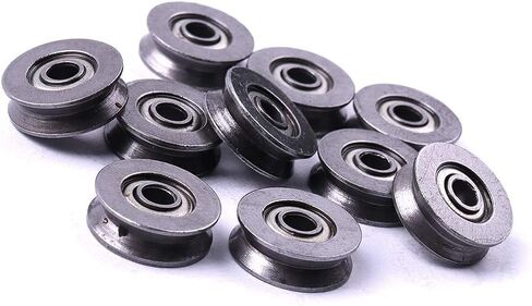Atoplee 20pcs V623 Bearing Steel Wire V Groove Pulley Ball Bearing, 3x12x4mm in Saudi Arabia
