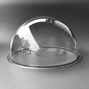 6.3 Inch Indoor Outdoor CCTV Replacement Acrylic Clear Dome Camera Cover Dome Protector Security Camera Housing Transparent Case 162x85.5mm
