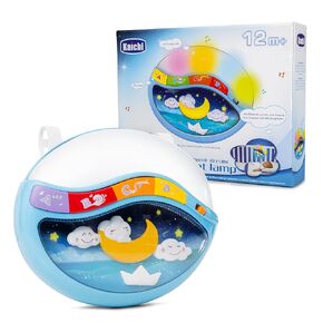 Play Baby Toys Magic Sleep Through The Night Soother Baby Crib Clip in Night Lamp with Multiple Melodies to Put Your Baby to Sleep, in Blue