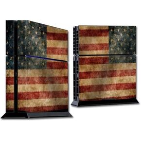 MightySkins Skin Compatible with Sony PS4 Console - Vintage Flag | Protective, Durable, and Unique Vinyl Decal wrap Cover | Easy to Apply, Remove, and Change Styles | Made in The USA