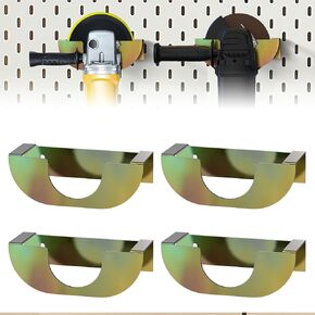 Angle Grinder Holder Tool Wall Mount Bracket For 5inch Grinder, Angle Grinder Hanger, Impact Wrench Wall Holder, Angle Grinder Storage Rack For Angle Grinders/Cutter/Polisher,Angle Grinder Stand Black