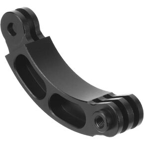 Aluminum Alloy Curved Extension Pivot Arm Mount for GoPro Hero 12/11/10/9/8/7/6/5 Black, DJI Osmo Action Cameras