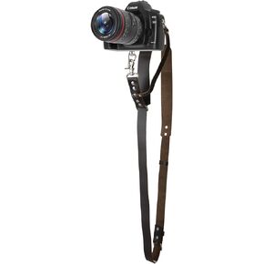 Leather Camera Harness for One Camera,Single Camera Shoulder Strap,Camera Straps for Photographers,Camera Strap Crossbody Quick Release DSLR,Brown
