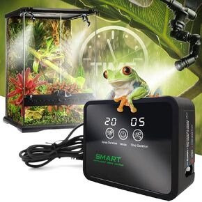MYGIIKAKA Reptile Fogger Automatic Reptile Mister Fogger for Terrarium, Timed Reptile Humidifiers for Chameleon/Lizard/Snake/Turtle/Frog