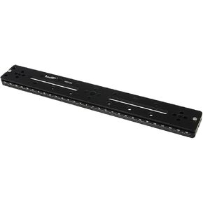Haoge HQR-300 300mm Multi-Purpose Dual Dovetail Long Quick Release Extender Rail Sliding Plate for Camera Tripod Ballhead Clamp fit Benro Arca Swiss Sunwayfoto