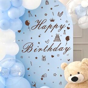 Happy Birthday Party Decals for Backdrop Arch Decal Party Decorations Happy Birthday Wall Stickers Party Sign Decor One First Birthday Decal Birthday Lettering Party Supplies Stickers