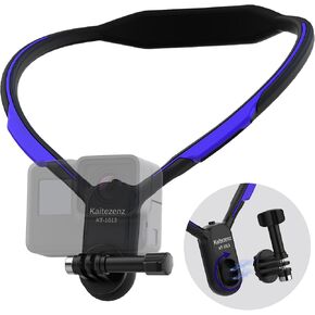 Magnetic Neck Mount Holder with Phone Clip Compatible with GoPro Hero 13 12 11 10 MAX DJI Action 4 Insta360 iPhone Samsung, Quick Release Point of View Action Camera Necklace Mounting Vlog