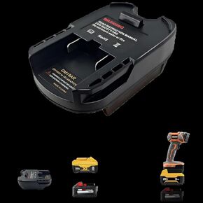 من أجل DeWalt من أجل Milwaukee لـ M18 إلى محول بطارية Ridgid 18 فولت، قم بتحويل DeWalt 20V 60V وبطارية Milwaukee 18V للعمل مع أدوات Ridgid in Kuwait