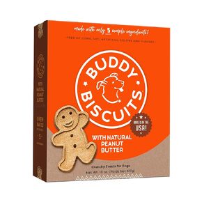 Buddy Biscuits Oven-Baked, Healthy Whole-Grain, Crunchy Treats for Dogs, 3.5lb