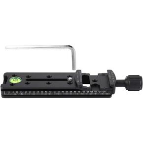 Quick Release Plate FNR 140 Multi Purpose 140mm Rail Nodal Slide Aluminum Alloy Quick Release PlateWith level Rail Nodal Slide for Tr, Bracket, Holder