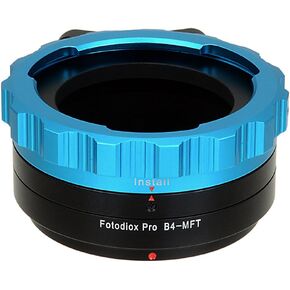 Fotodiox Pro Lens Mount Adapter, B4 (2/3") Lens to Micro Four Thirds (M 4/3, MFT) Camera Body, for Olympus Pen E-P1 & Panasonic Lumix DMC-G1, DMC-GH1, DMC-GF1