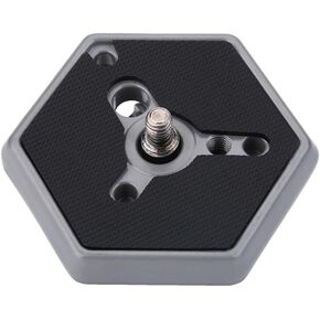 Yosoo Replacement Hexagonal, Release Plate Hex Plate Quick Release Mounting Plate 1/4"-20 Thread Screw for Camera Accessories