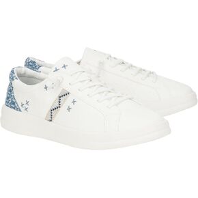 Hey Dude, Women's, Karina Crafted Boho White/Blue, White/Blue, 6