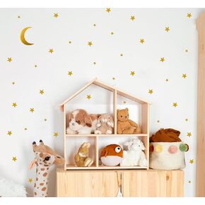 Gold Star Wall Decor,Wall Decor,Nursery Wall Decal, Wall Stickers for Bedrooms,Removable Wall Decal