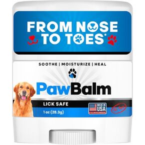 Lick Safe Dog Paw Balm 2 Oz - Dog Paw Protector - Paw Balm Dogs - Paw Pad Balm - Paw Protectors for Dogs Hot Pavement - Paw Wax for Dogs - Fix Dry Cracked Paws - Paw Soother for Dogs - Paw Butter