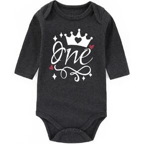 One Outfit Baby First Birthday Outfit Girl Baby Clothes Funny Baby Bodysuits First Birthday Gifts For Girls