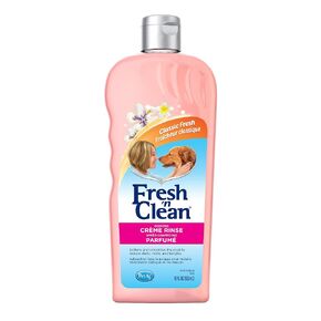 PetAg Fresh 'n Clean Scented Creme Dog Rinse - Grooming Supplies to Condition and Moisturize Your Dog's Coat - 18 fl oz