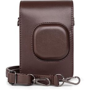 حافظة kinokoo لكاميرا Fuji Instax Mini LiPlay Hybrid الفورية - حقيبة حمل من جلد البولي يوريثان لـ Instax Mini LiPlay لحماية الكاميرا مع حزام كتف قابل للتعديل - ماتشا أخضر in Kuwait