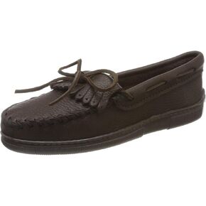 Minnetonka Women's Moosehide Fringed Kilty Moccasin
