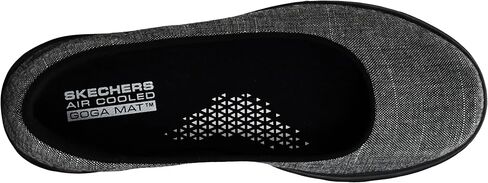حذاء Go Walk Lite للسيدات من Skechers - حذاء سوزي، أسود/أسود، 10 M in Saudi Arabia