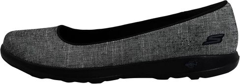 حذاء Go Walk Lite للسيدات من Skechers - حذاء سوزي، أسود/أسود، 10 M in Saudi Arabia