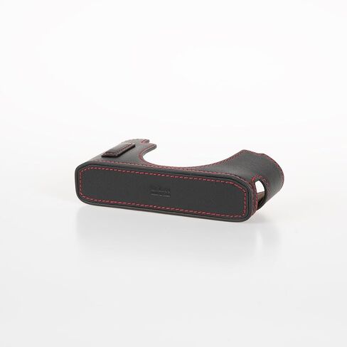Black Leather with Red Stitching Half Case for Leica M5 Film camera with 2 lugs or 3 lugs in Saudi Arabia