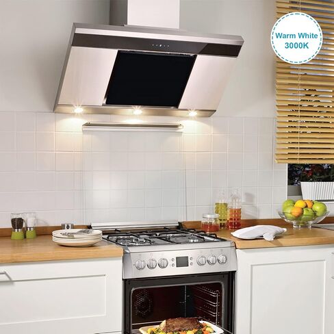 e17 led تحت الميكروويف فوق الموقد لمبة الضوء 125v الأجهزة 8206232a 40w المتوهجة المكافئة، e17 قاعدة متوسطة 3w لمبة الضوء عكس الضوء للثلاجات، غطاء محرك السيارة، ضوء النهار 4000k، 2 حزمة in Kuwait